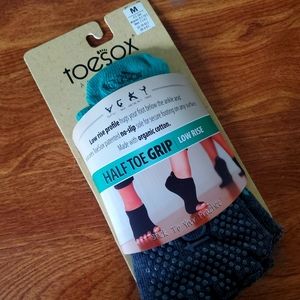 ToeSox Half Toe Grip Low Rise No-Slip Socks